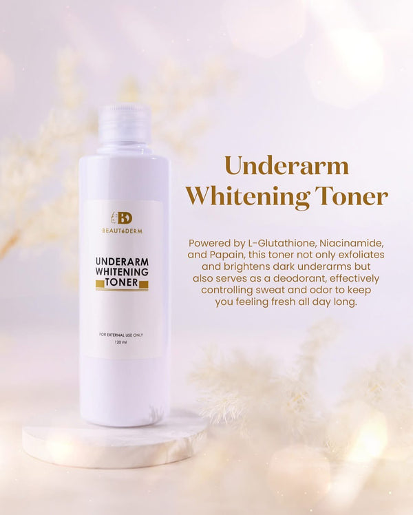 glutathione underarm whitening Gluta-C & Bikini Skin Gel 20ml by GLUTA C Beauty Beautederm Underarm Toner 120ml -